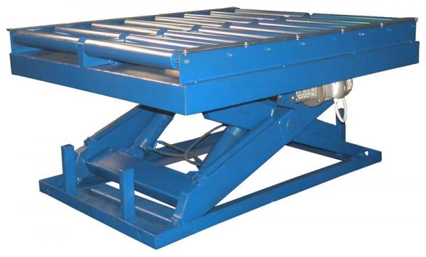 Подъемный стол с рольгангом